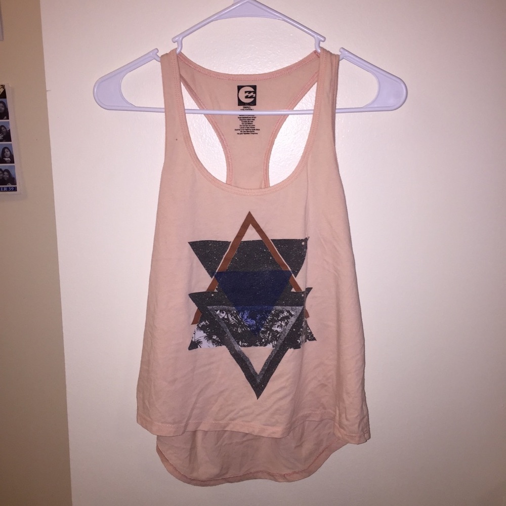 Workout Billabong Tank Top Pink or Salmon